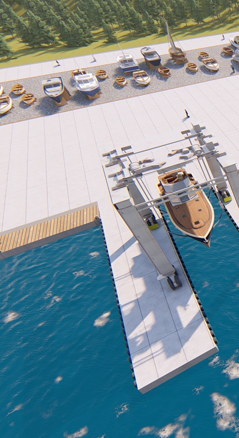 Çekek Rampaları Tasarım Projesi - Fethiye