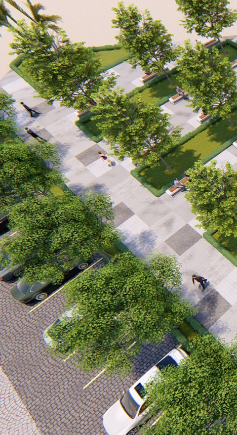 Marmaris - Tenis Kortları ve Yakın Çevresi Peyzaj Tasarım Projesi