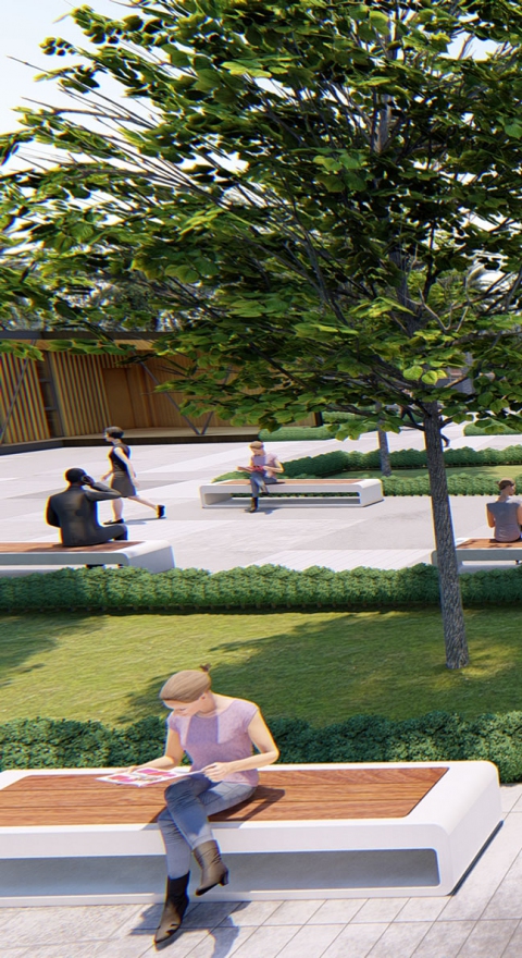 Marmaris - Tenis Kortları ve Yakın Çevresi Peyzaj Tasarım Projesi