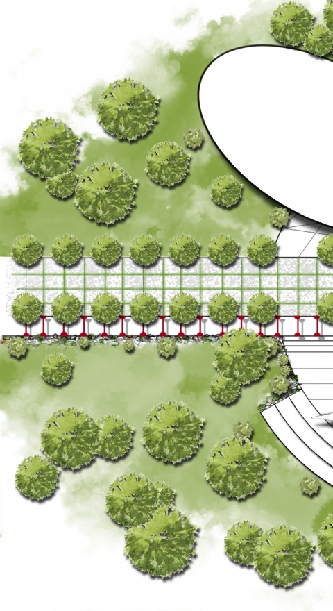 Kütüphane ve Yakın Çevresi Peyzaj Tasarım Projesi