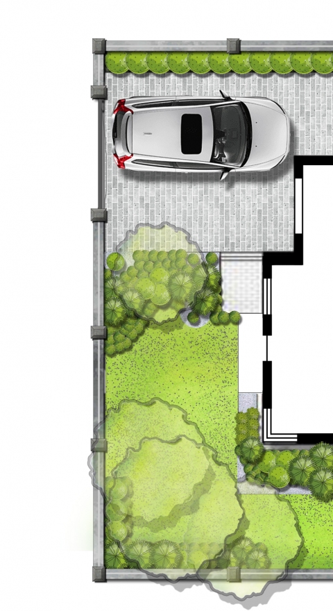 Özel Konut Peyzaj Tasarım Projesi - 1